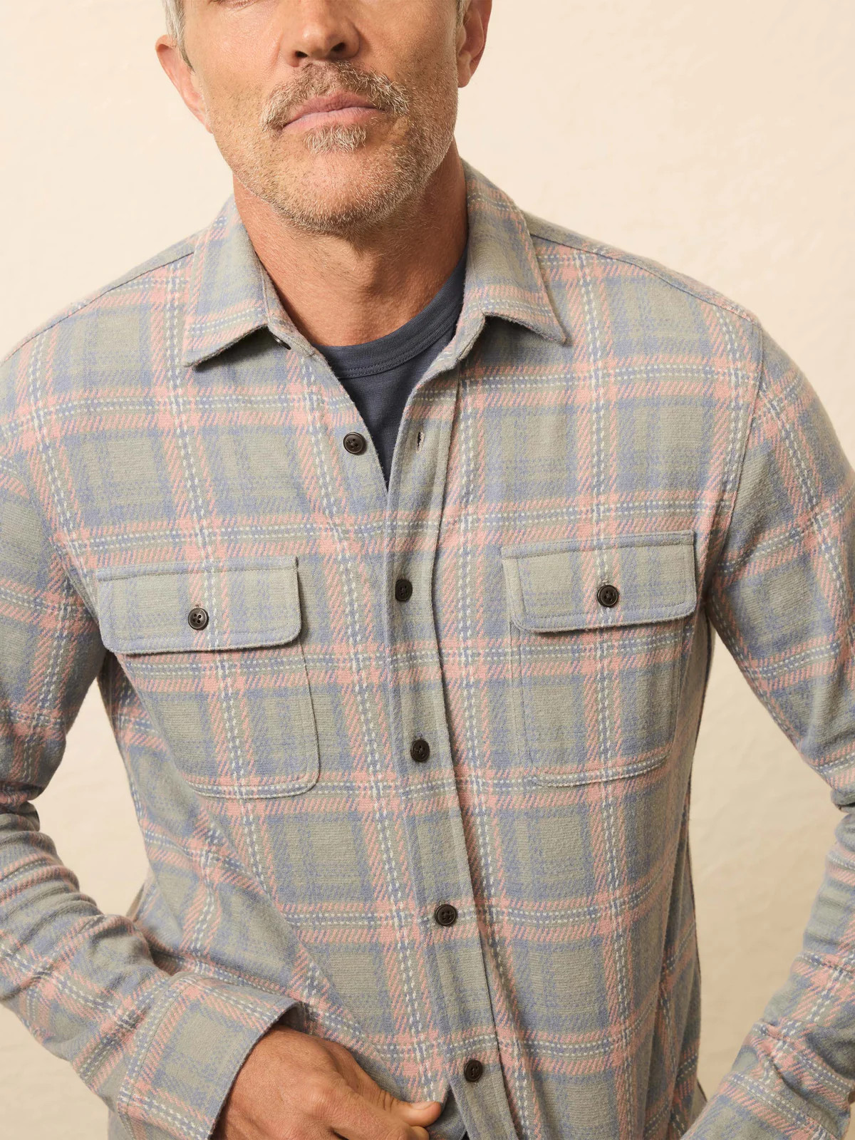 Legend™ Sweater Shirt - Fall Evergreen Twill, Men’s Casual Fall Outfit | Faherty