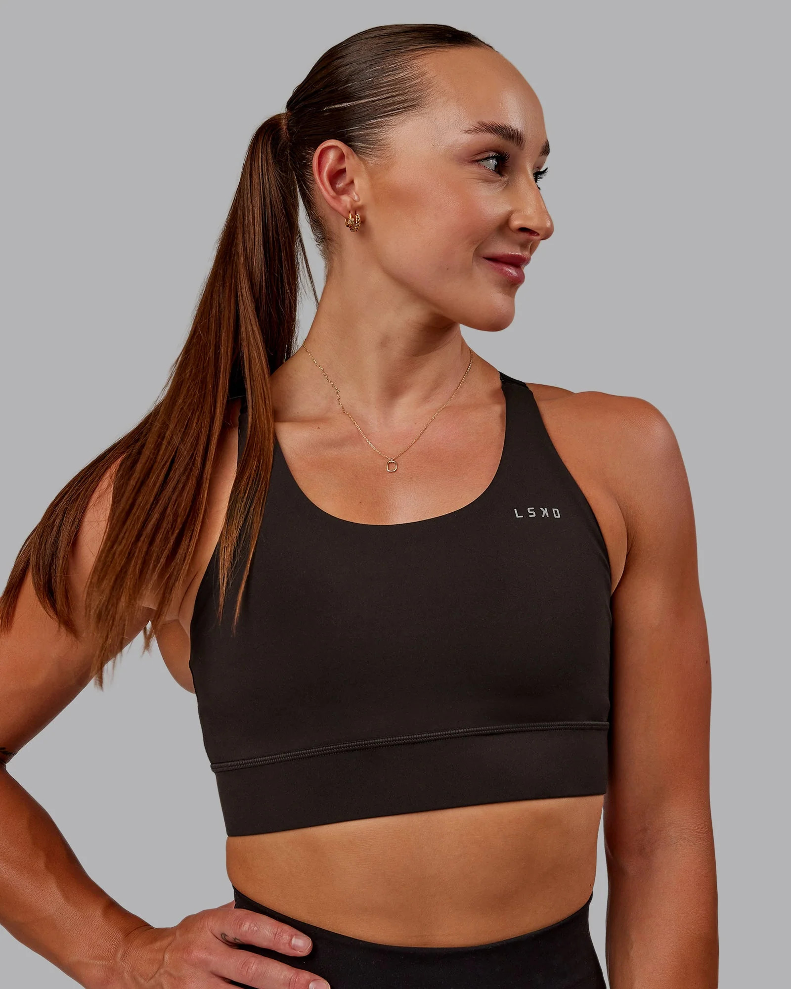 Accelerate Sports Bra - Dark Walnut | LSKD | LSKD
