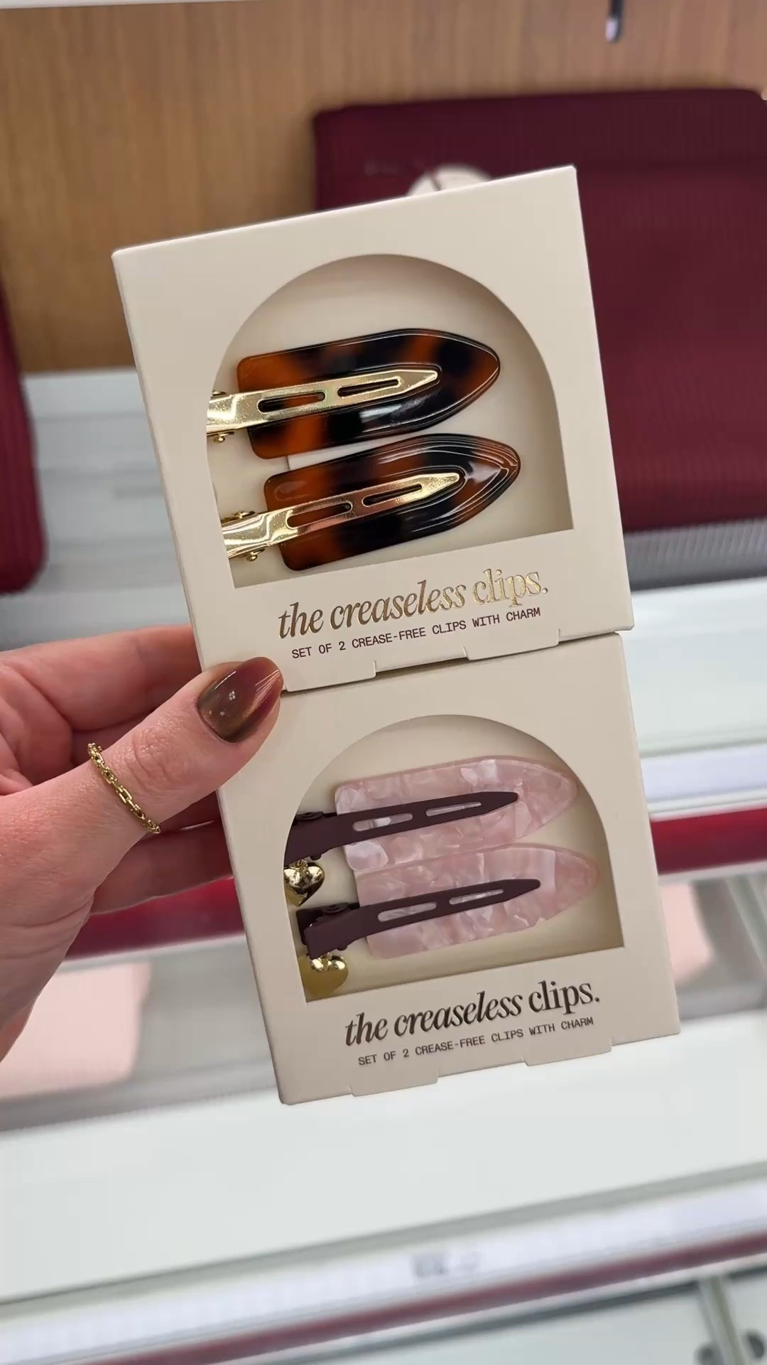 Creaseless hair clips with cute charms

#LTKgrwm #LTKBeauty #LTKselfcare