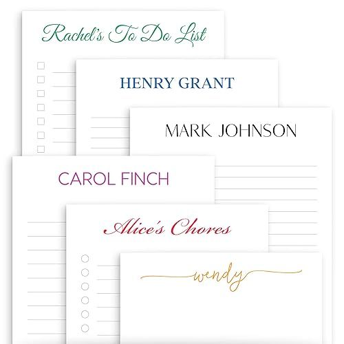 Personalized Custom Notepad - Office Business Professional Desk Writing Paper - Memo Scratch Lega... | Amazon (US)