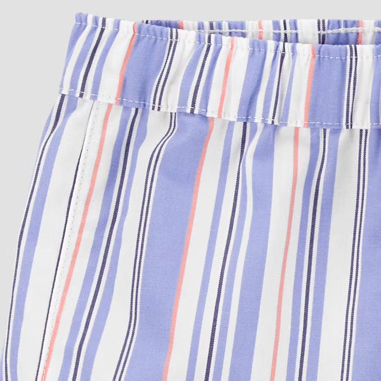Carter's Just One You® Baby Girls' Flutter Striped Top & Bottom Set - Blue | Target