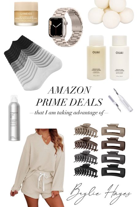 Amazon Prime Day Deals that I’m taking advantage of🔥

Prime day • Sale • OUAI • No-show socks • Living Proof • Dry shampoo • Apple Watch band • Women’s pajamas • AirPods cleaner • Wool dryer balls • Lip mask • Essentials

#LTKfindsunder50 #LTKxPrime #LTKGiftGuide