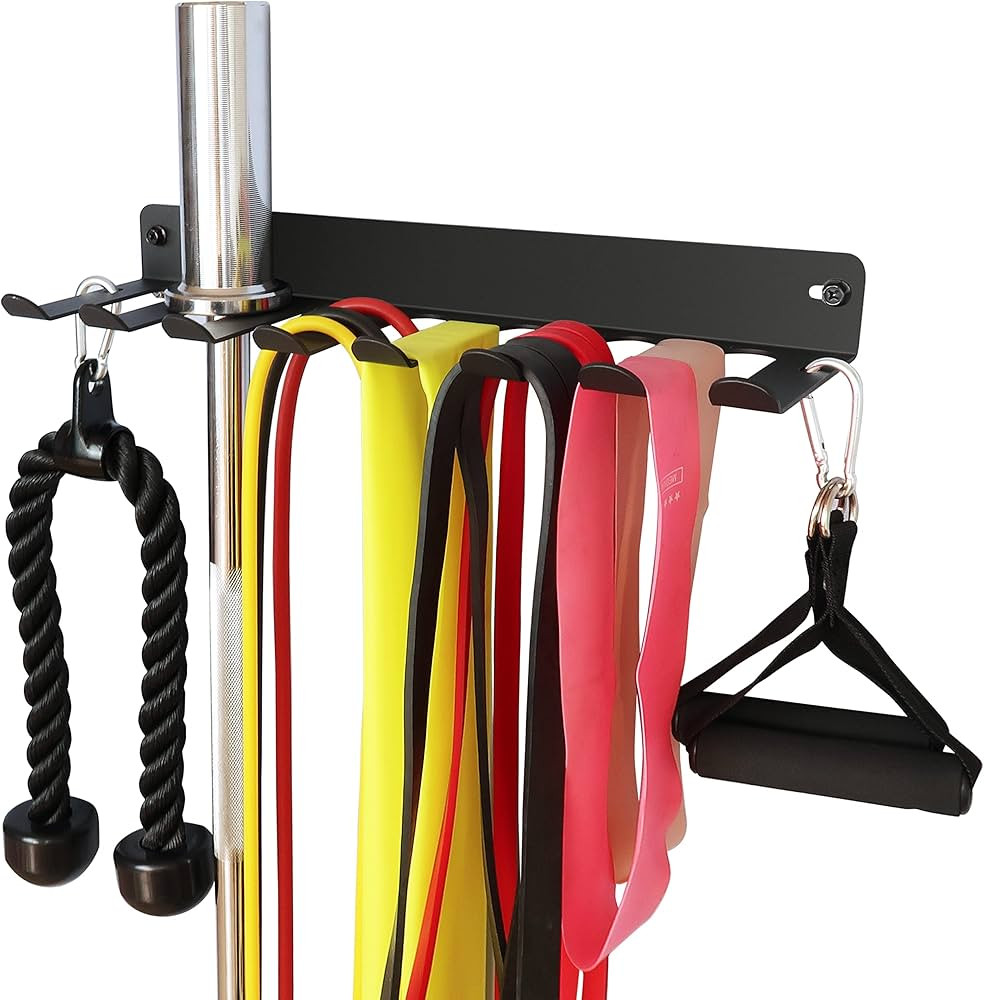 Alvade Home Gym Storage Rack, Barbell Rack Weight Room Organizer Prong Gym Equipment Storage Rack... | Amazon (US)