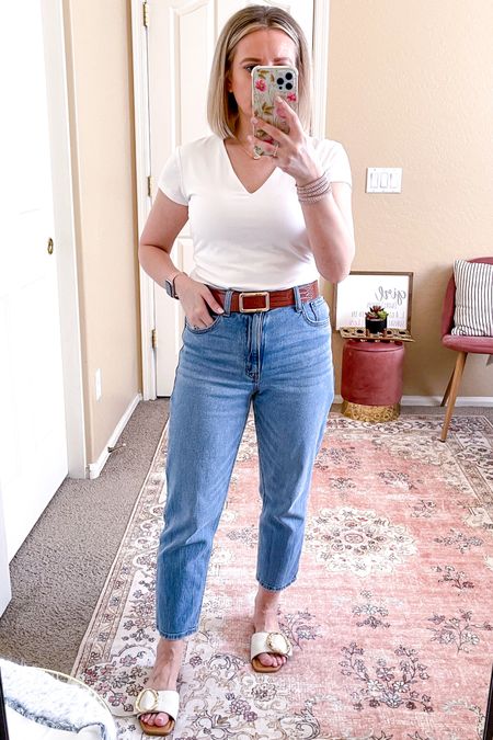 Casual outfit idea. The t-shirt is very nice and so soft, it’s slim fit with a long length and double layered. Wearing Xs and it’s on sale for $12. 




Target deal, target sale, target finds, target style, target fashion, target circle week, white leg jeans, white t-shirt #LTKover40 #LTKstyletip #LTKshoecrush





#LTKSeasonal #LTKOver40 #LTKStyleTip