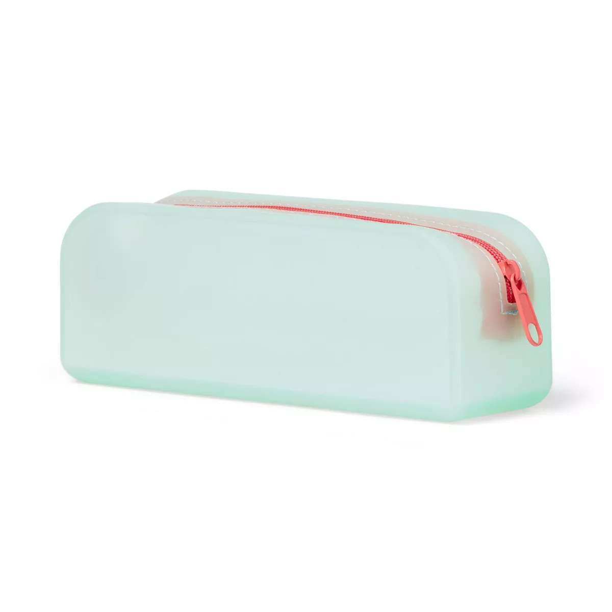 Rectangle Jelly Pencil Pouch Zip without Glitter Teal - up & up™ | Target