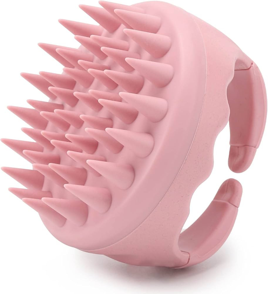 Scalp Massager Shampoo Brush Hair Scrubber Scalp Brush Silicone Scalp Exfoliator Hair Wash Tool f... | Amazon (US)