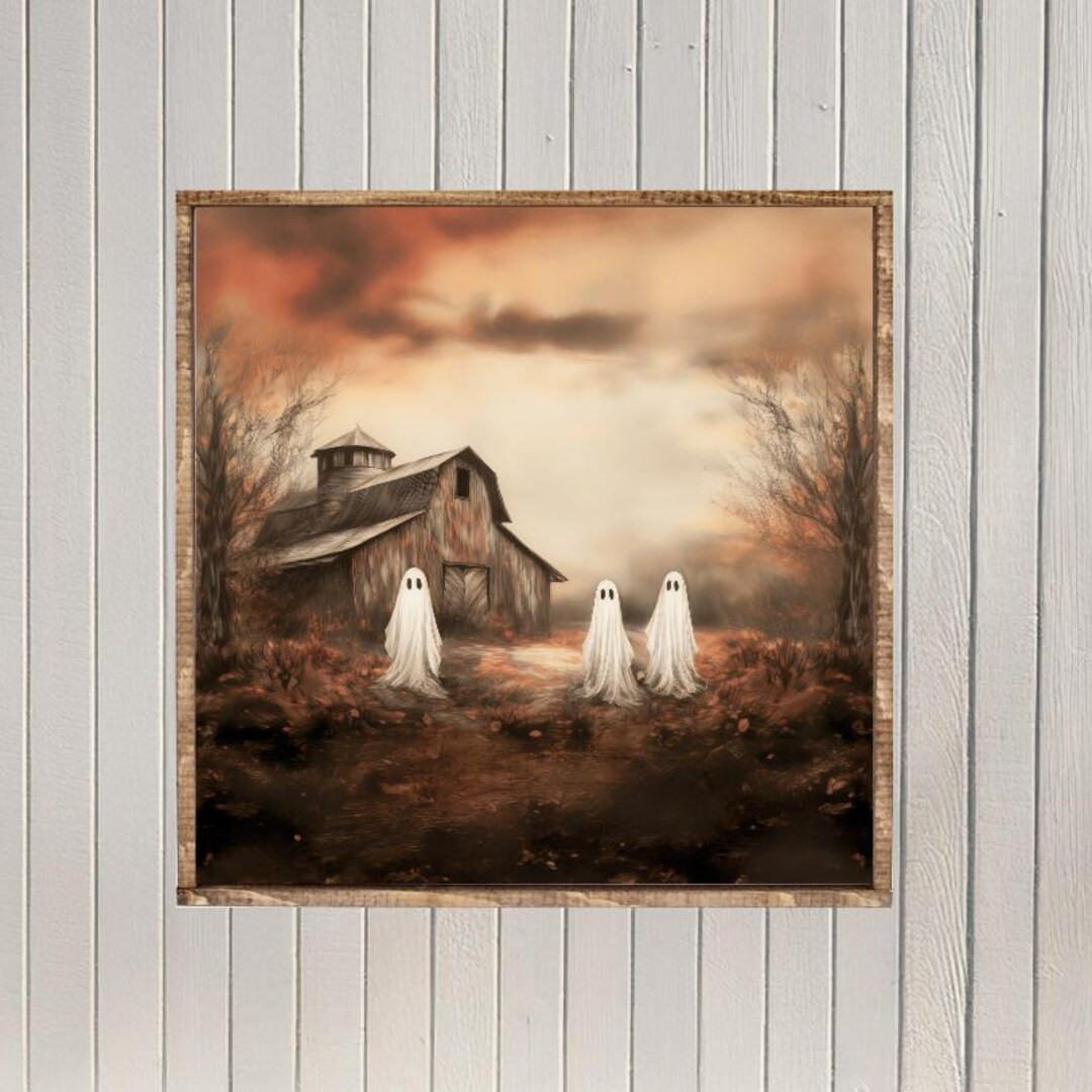 A Haunting at the Barn Printed Sign - Etsy | Etsy (US)