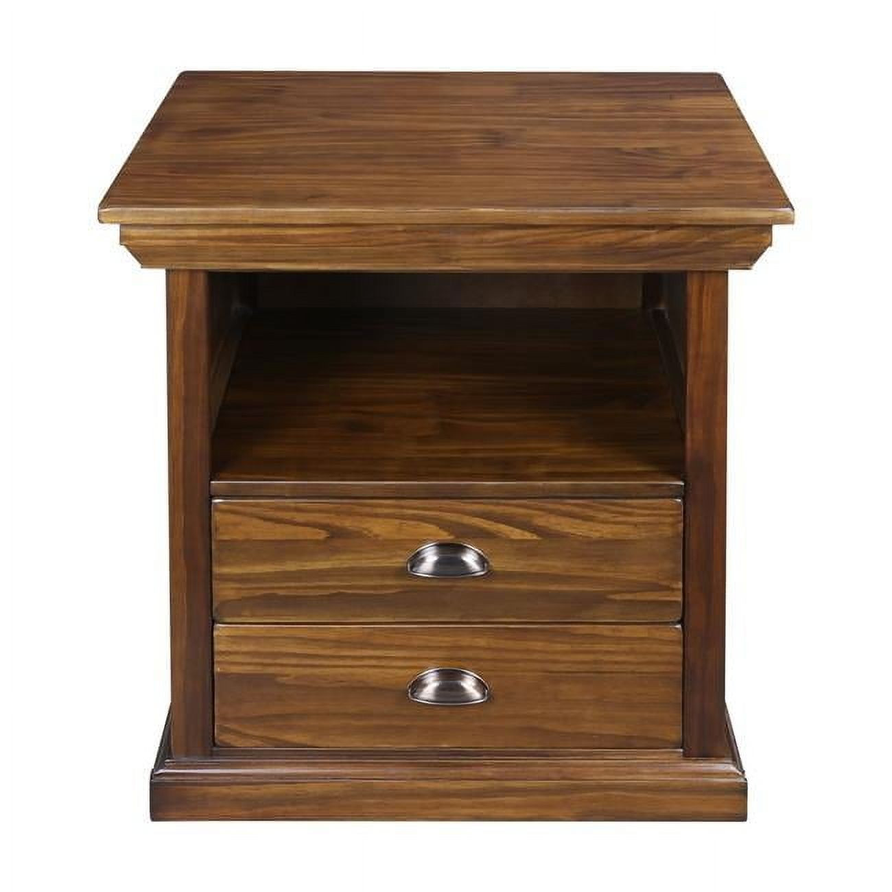 Lincoln Nightstand with Concealed Compartment, Concealment Furniture - Mocha - Walmart.com | Walmart (US)