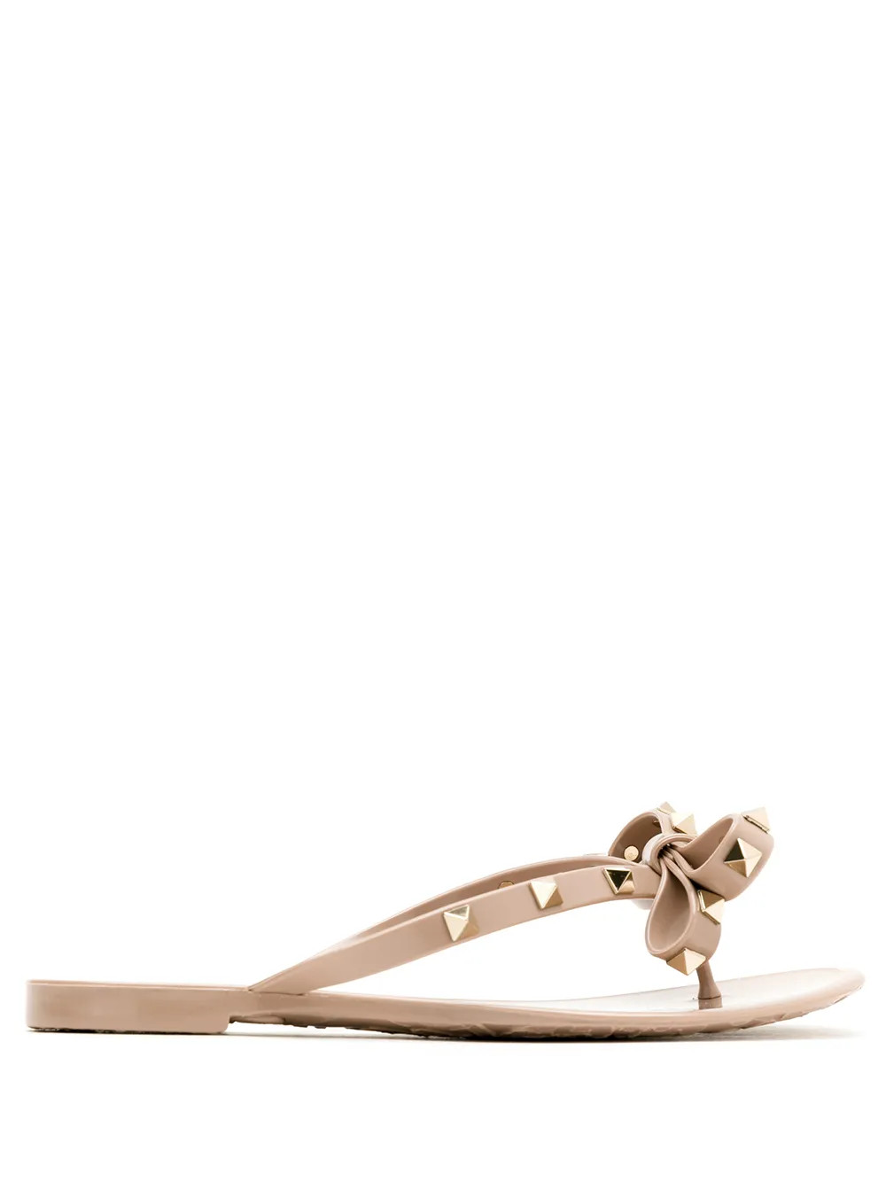 Rockstud bow sandals | Farfetch (US)