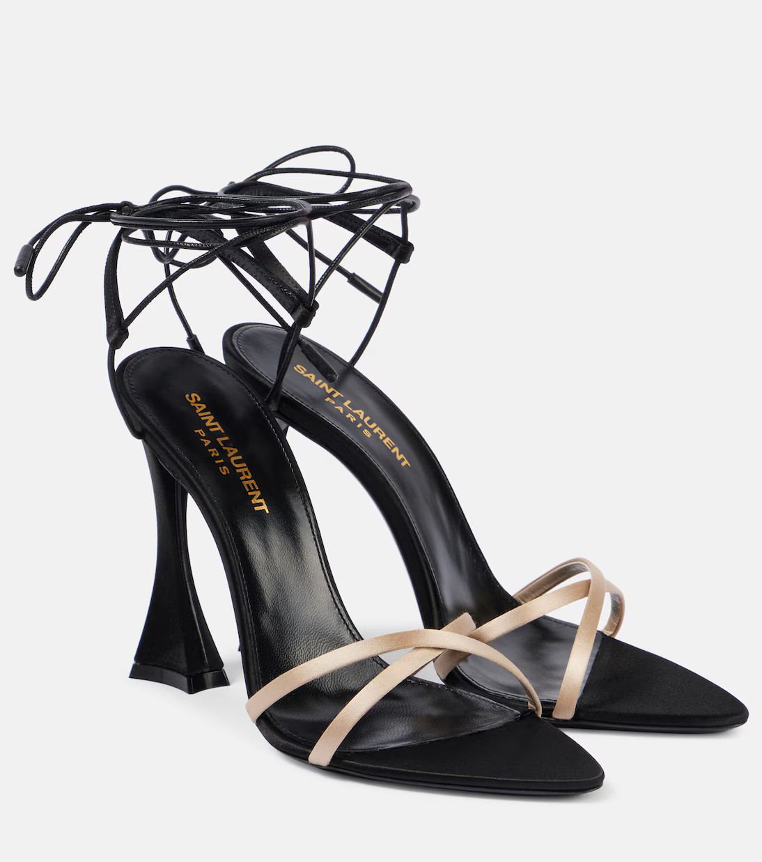 Liza 110 crêpe satin sandals | Mytheresa (US/CA)