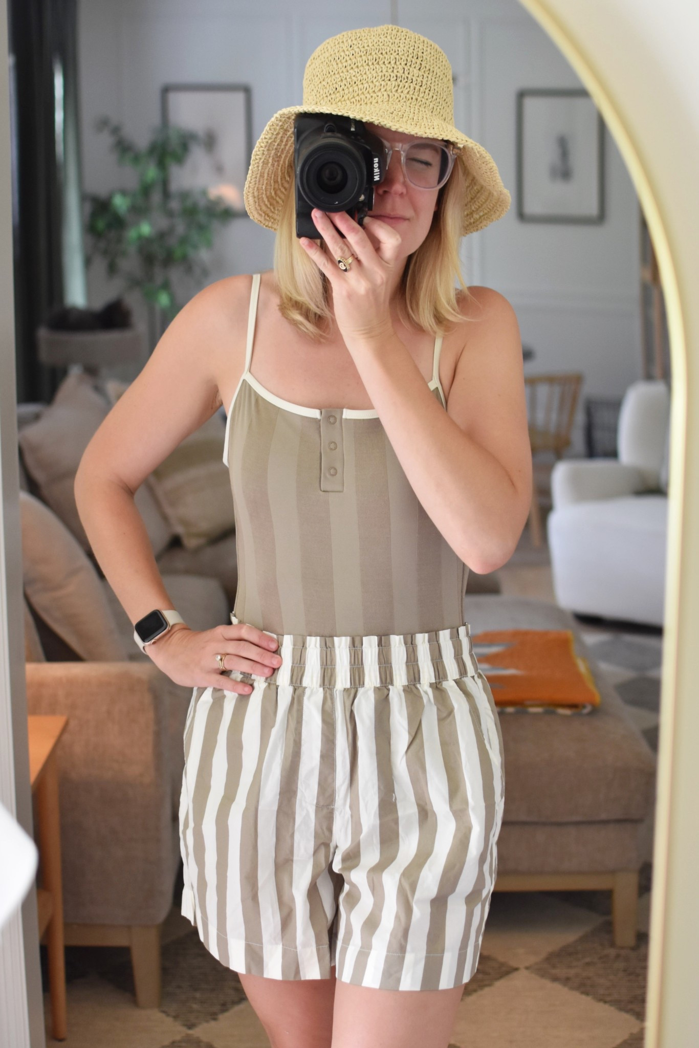 I’m packing my bags for a trip to the beach!! I love this modest swimsuit from American Eagle. Very comfy and comes in lengths! I’m wearing a size medium tall — perfect fit. Love it paired with these shorts as an easy cover up! 

#LTKSummerEdit #LTKSaleAlert #LTKSeasonal