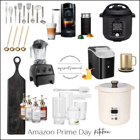 Amazon prime day deals for the kitchen! 
Nugget ice maker 
Pots and pans
Drink ware 
Fluted
Nespresso coffee machine 
Vitamix
Air fryer 
Instapot
Coffee syrup and oil bottles/dispensers  


#LTKsalealert #LTKxPrimeDay #LTKhome