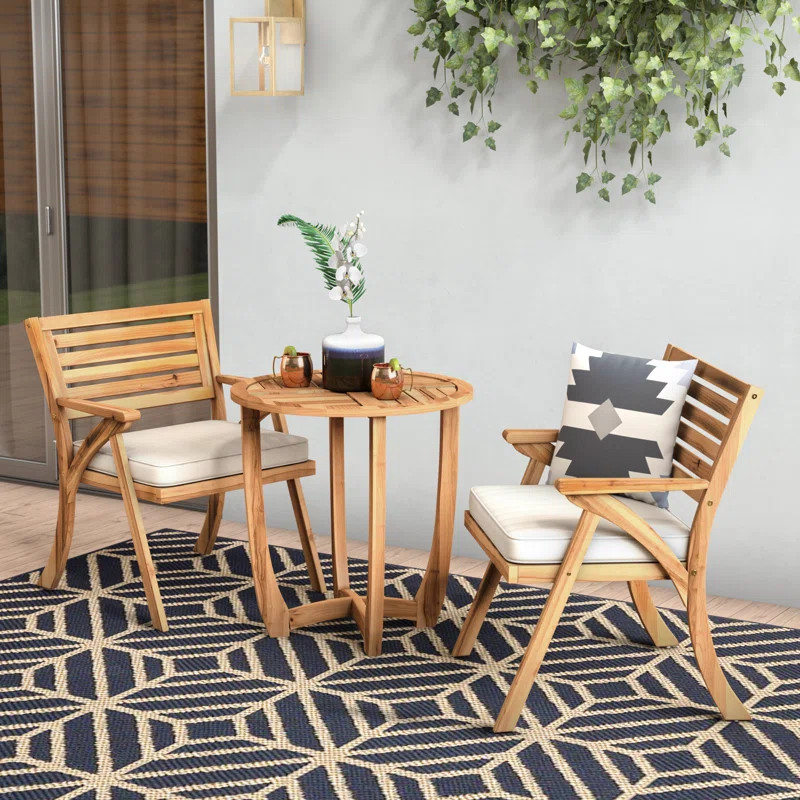 Round 2 - Person Outdoor Dining Set | Wayfair North America