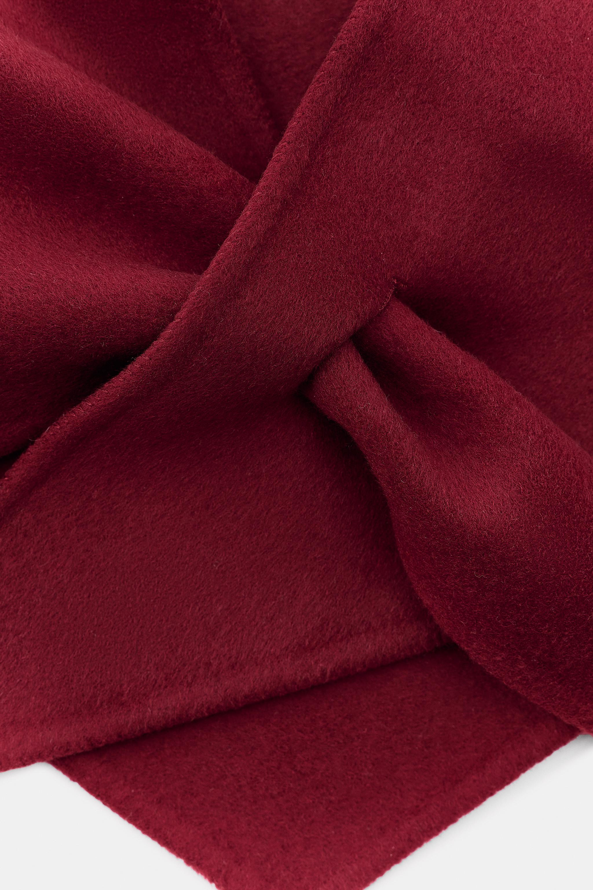 TRIANGULAR WOOL BLEND BANDANA | Zara UK