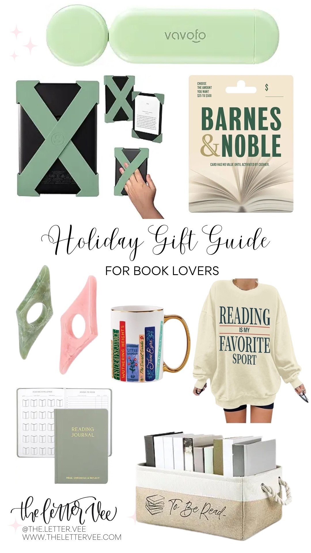 Holiday Gift Guide: For Readers

Book lovers / gifts for readers / 2025 gift guide / bookish gifts 

#LTKGiftGuide #LTKHoliday #LTKHome