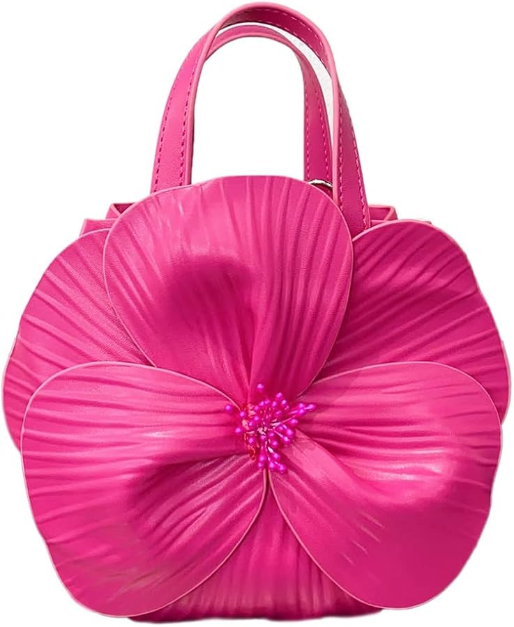 Mini Flower Evening Purse Floral Clutch Purses for Women PU Leather Evening Handbag with Chain We... | Amazon (US)