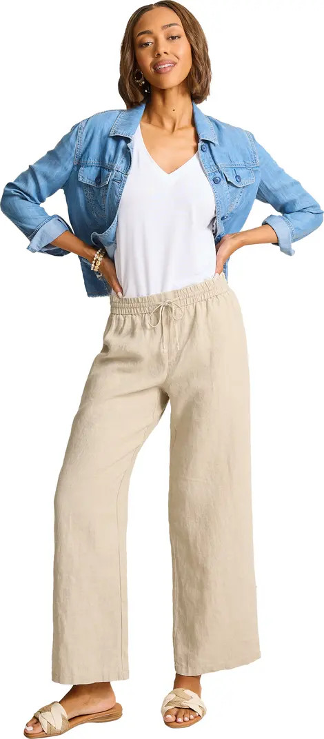 Two Palms Easy Linen Drawstring Pants | Nordstrom