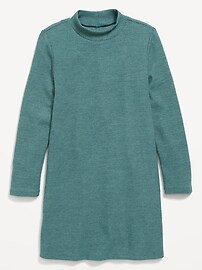 Long-Sleeve Cozy-Knit Mock-Neck Dress for Girls | Old Navy (US)