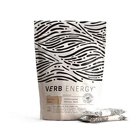 Verb Energy Bar Vanilla Latte Caffeinated 90 Calories 12 Count | Walmart (US)
