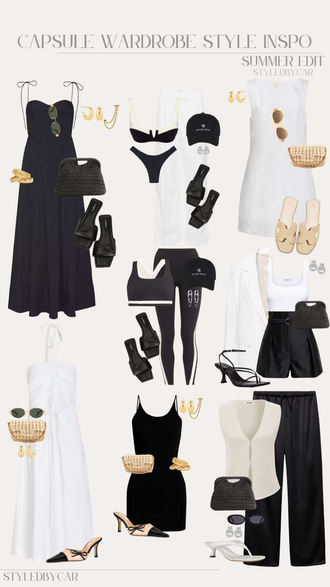 CAPSULE WARDROBE STYLE INSPO - SPRING & SUMMER EDIT✨🌈💛 •PART 2•

#LTKitbag #LTKstyletip #LTKshoecrush