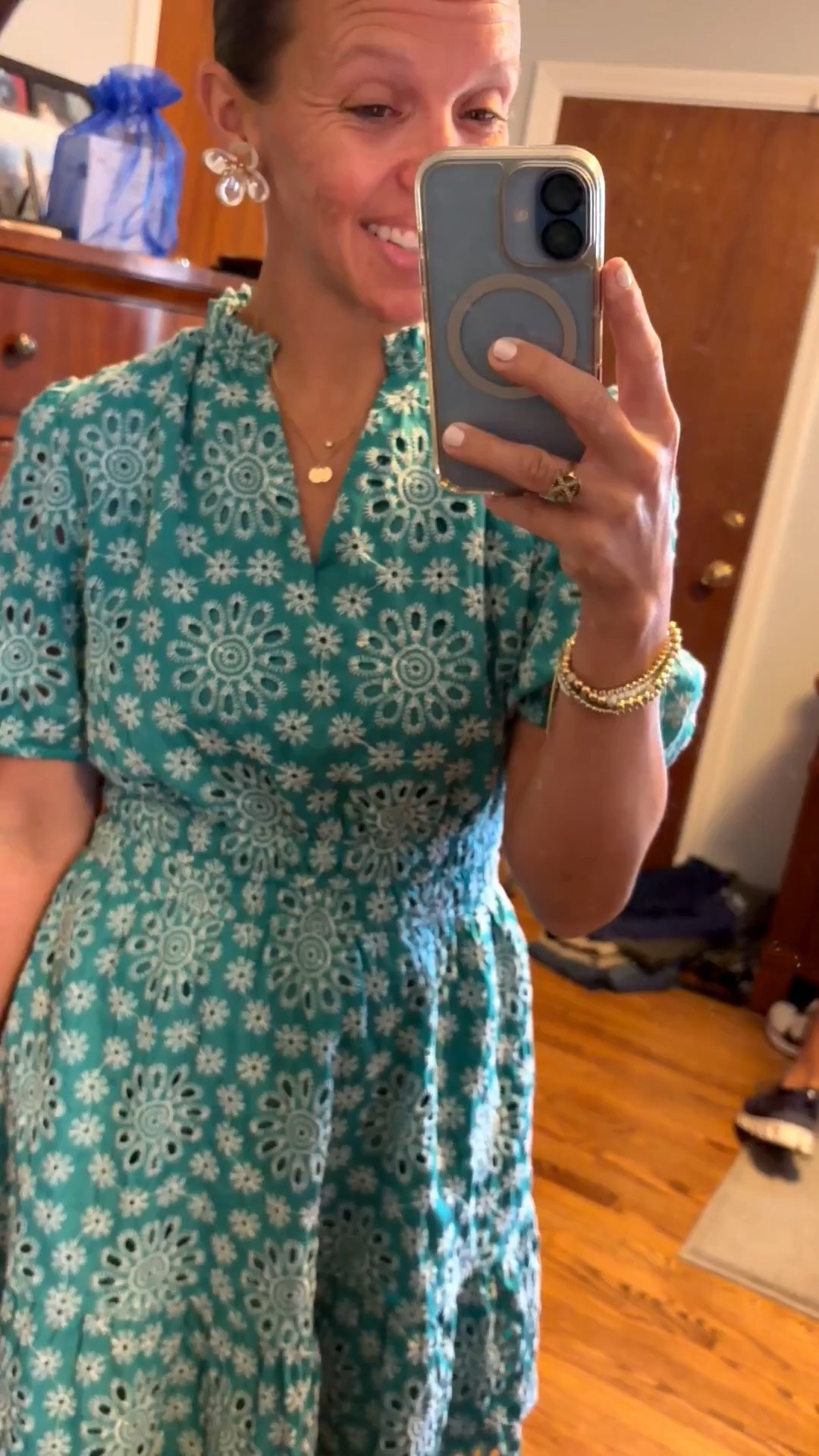 This dress is flattering and so comfortable, and comes in more colors.  I’ve worn it for church, bachelorettes, and for date night - I love it ! 


#amazon @Etsy   @Quince   #necklacestack #dress #datenight #summerdress #teacheroutfit #boattote #minitote #under20
#LTKvlog #LTKU #LTKOver40 #LTKstorytime