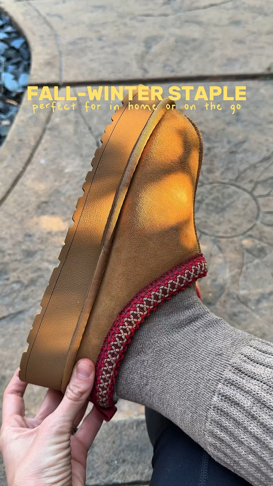 Best Fall Slip on Shoes | Suede Platform Slipper Mini Boots | Fall Shoes | Fuzzy Slip on Shoes