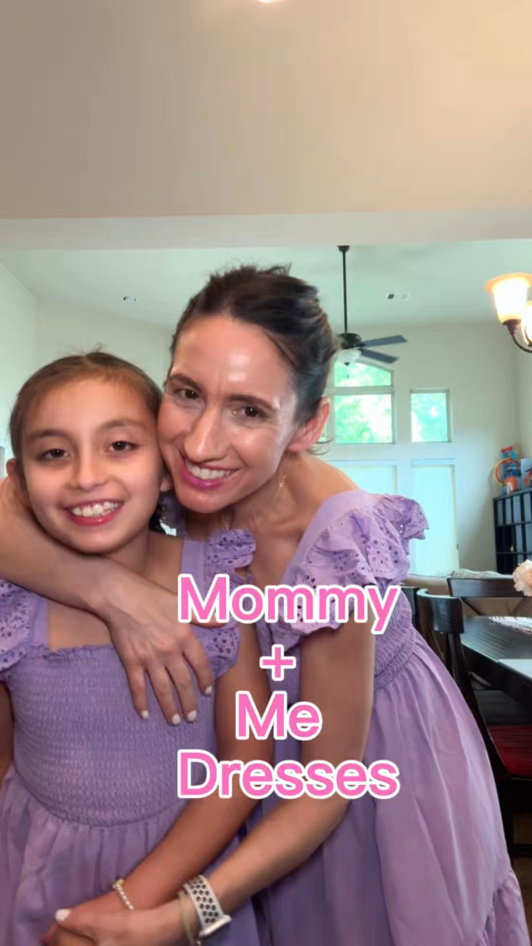 Mommy and me dresses. 
I really love how girly these dresses are. 
They do run a little big. 
Sofi is wearing a 7/8.
I’m wearing a small. 
Petite style

#LTKPetite #LTKmomlife #LTKKids