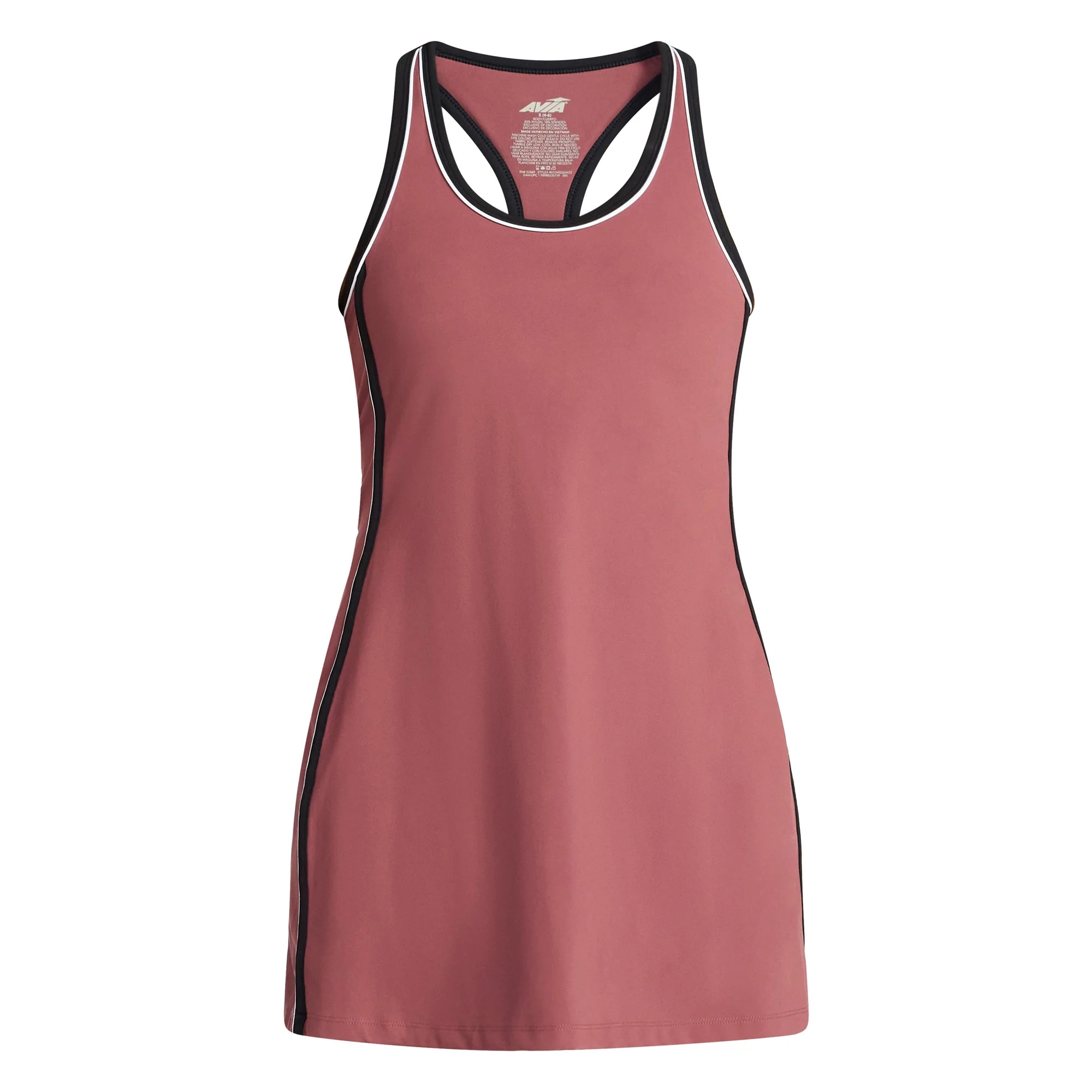 Avia Women's Contrast Binding Dress, Sizes 1X-4X | Walmart (US)