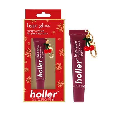 Holler and Glow Hypa Gloss Lip Gloss With Charm - Black Cherry - 0.23 fl oz | Target