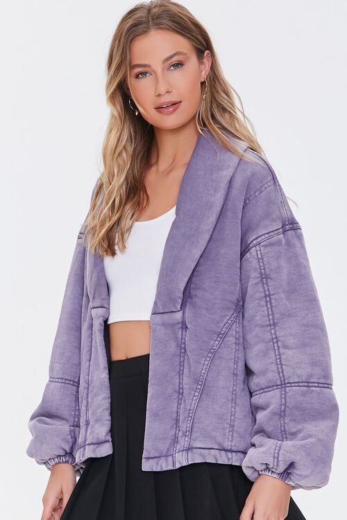 Seamed Mineral Wash Jacket | Forever 21 (US)