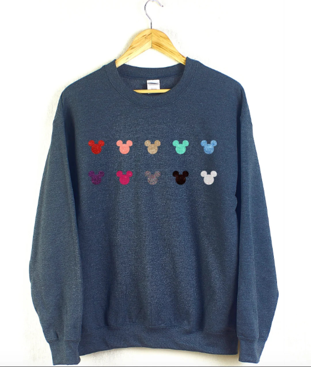 Mickey Ears Sweatshirt - Etsy | Etsy (US)