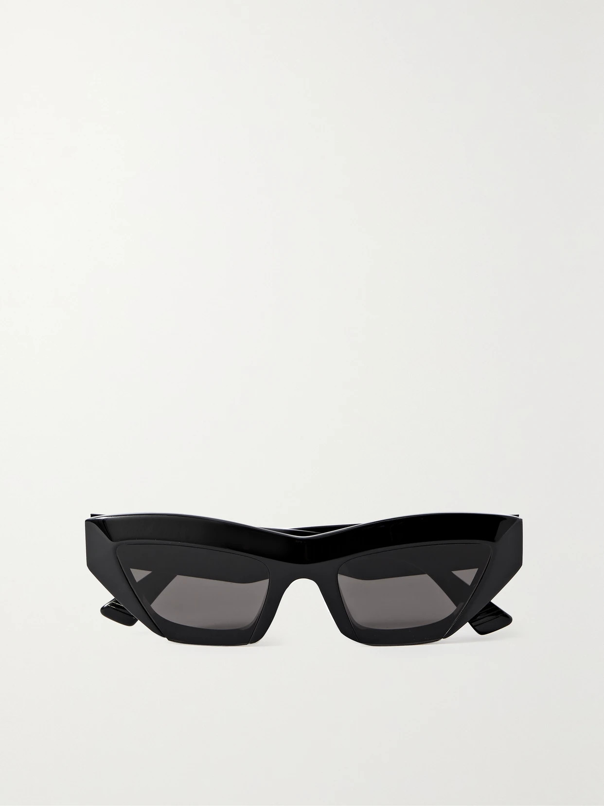 Bottega Veneta Eyewear - Edgy Cat-eye Acetate Sunglasses - Black | NET-A-PORTER (US)