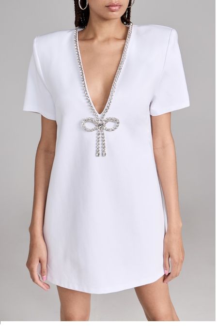 White bow dress 695$
Bachelorette dress
