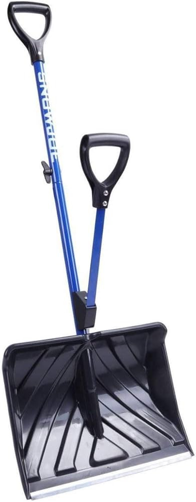 Snow Joe Shovelution Snow Shovel, Strain Reducing with Spring Assisted Handle, Poly Blade, & 50" ... | Amazon (US)