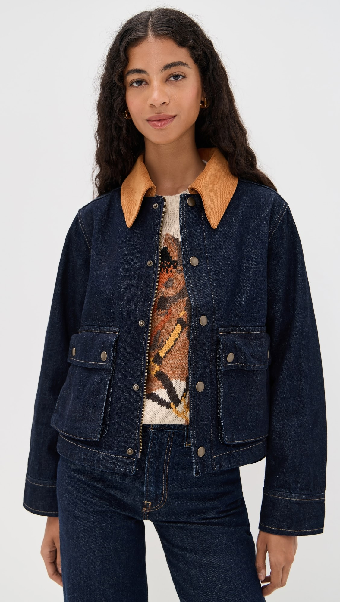 The Denim Swingy Jacket | Shopbop