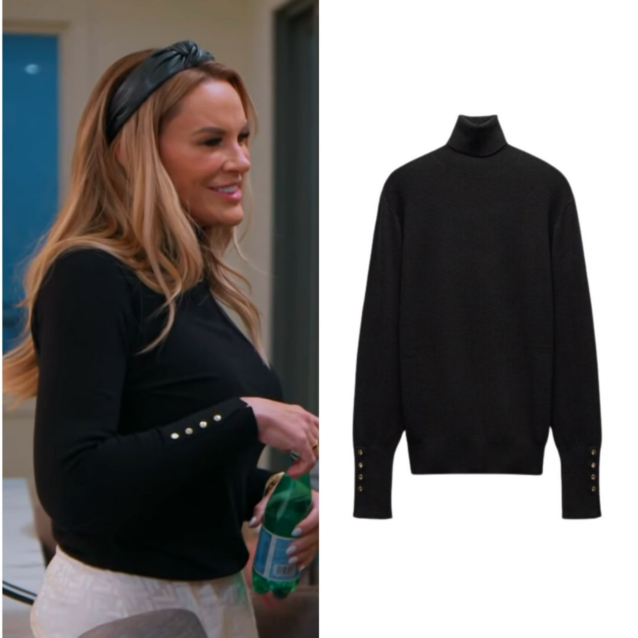 Heather Gay’s Black Turtleneck from Zara 