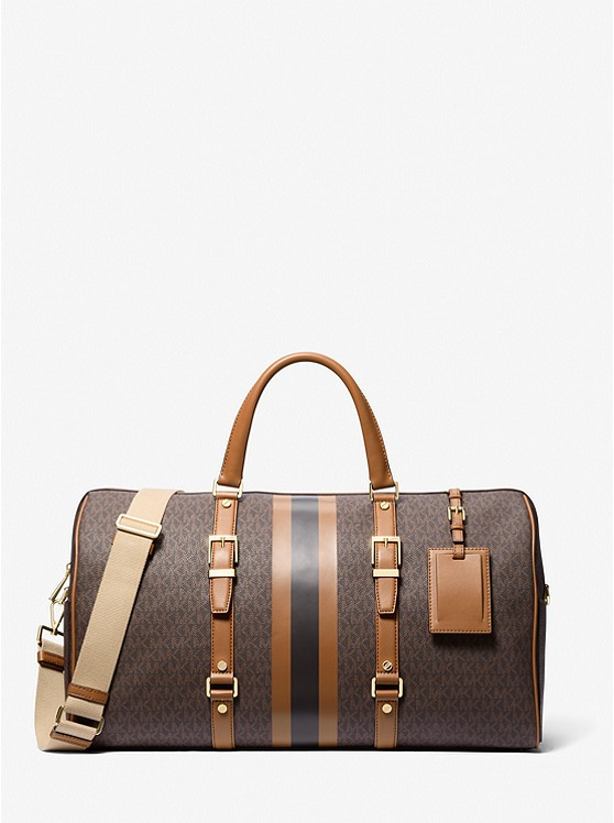 Bedford Travel Extra-Large Logo Stripe Weekender Bag | Michael Kors US