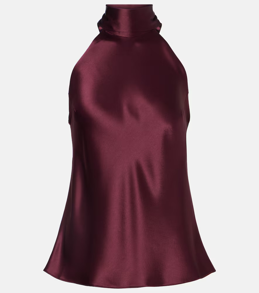 Galvan Sienna satin top | Mytheresa (UK)