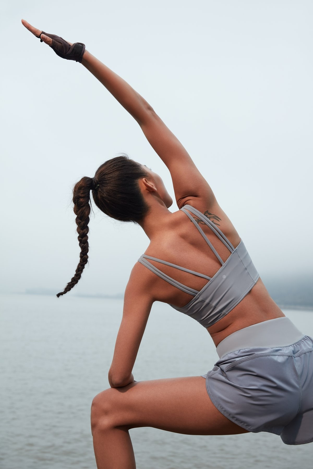 ACTIVE SCULPT Triple Strap Crop Moderate Support Bra Top | NEIWAI