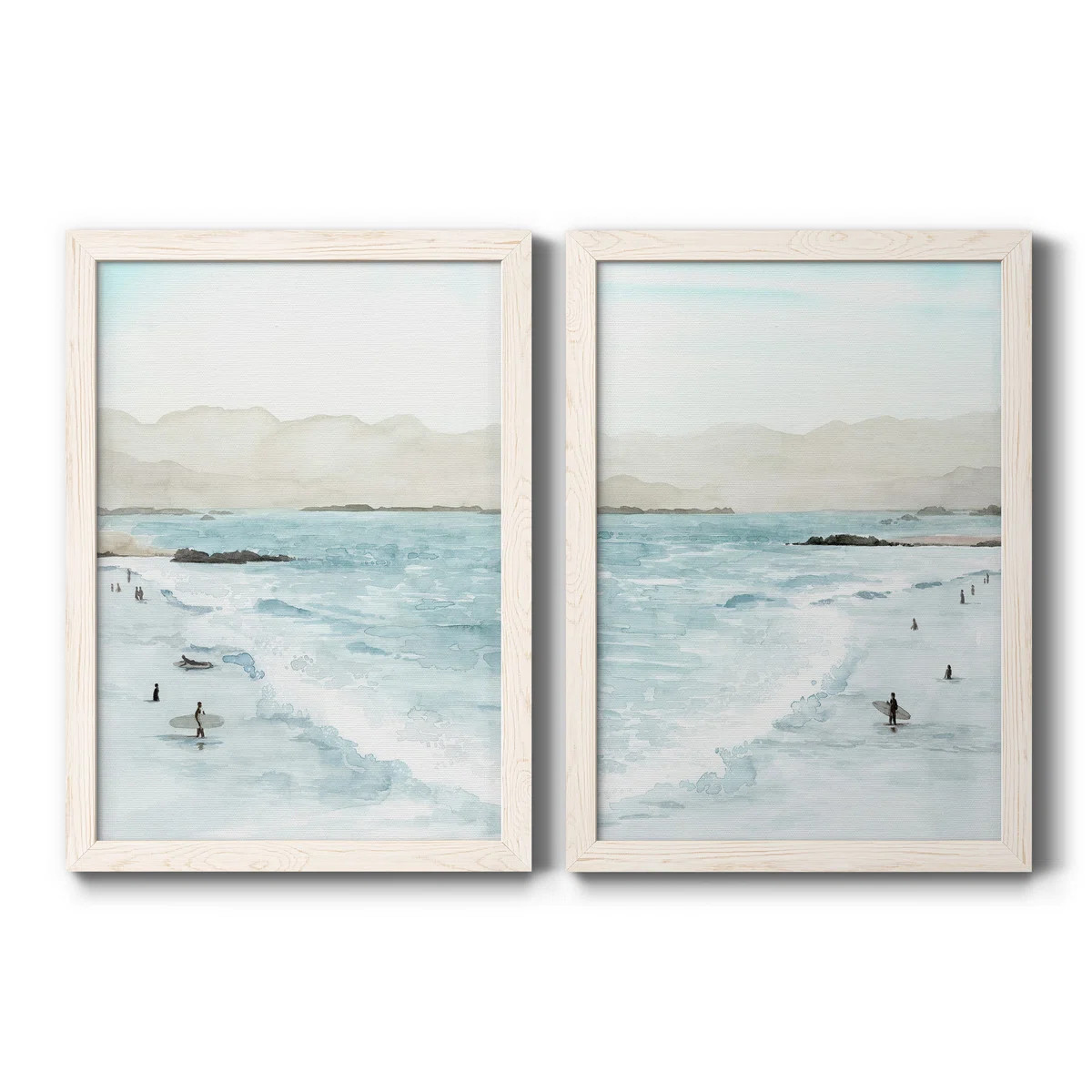 " In The Surf I " 2 - Pieces Painting Print | Wayfair North America