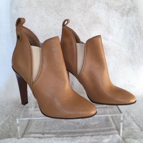 Vintage Chloe Piper Runway Tan Leather Heeled ankle Booties Size 10US Gorgeous!  | eBay | eBay AU