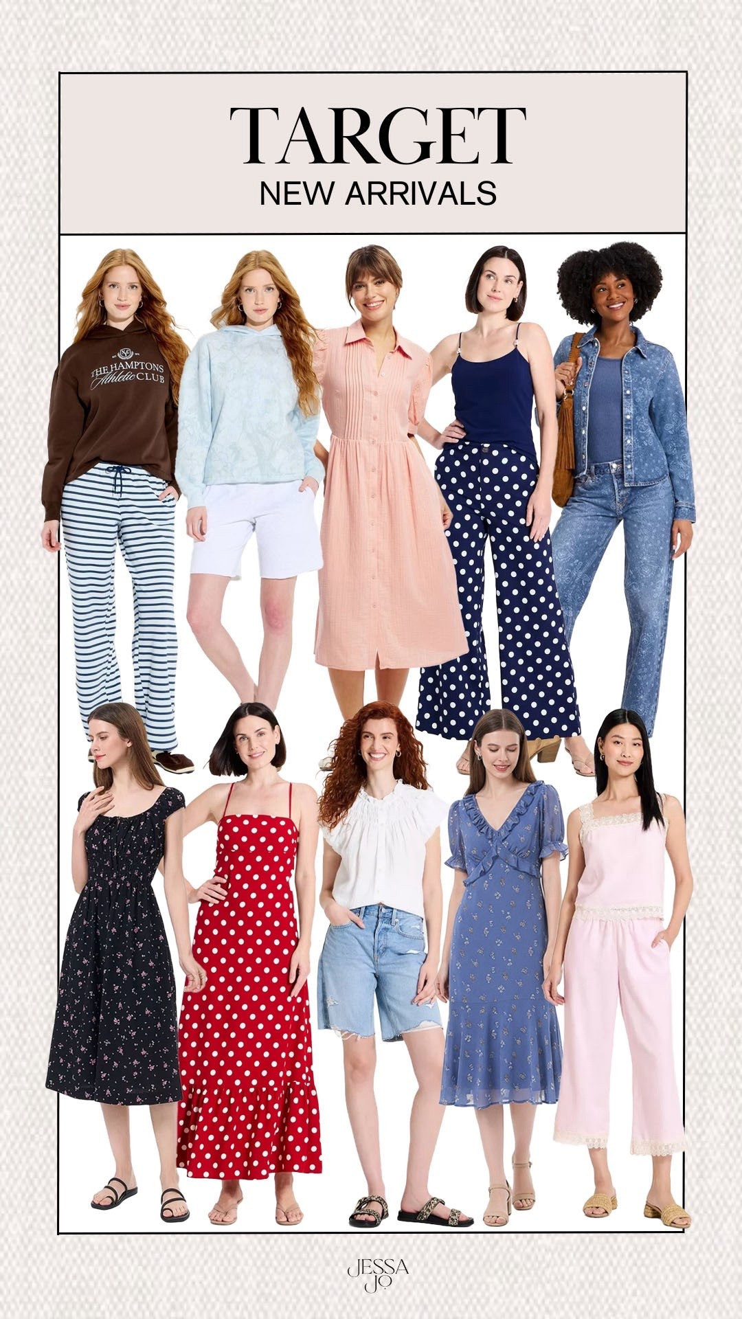 Target finds. Target fashion. Target new arrivals. Target spring dress. Target spring denim. Target matching set. Target linen striped pants. Target spring sweatshirt. Target pearl embellished tank top  

#LTKSeasonal #LTKgrwm #LTKootd