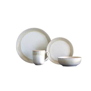 Marina 16-Piece Sand Dinnerware set | The Home Depot