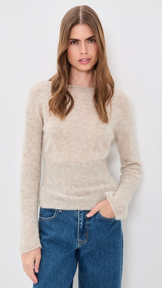 Soren Sheer Alpaca Sweater Top | Shopbop