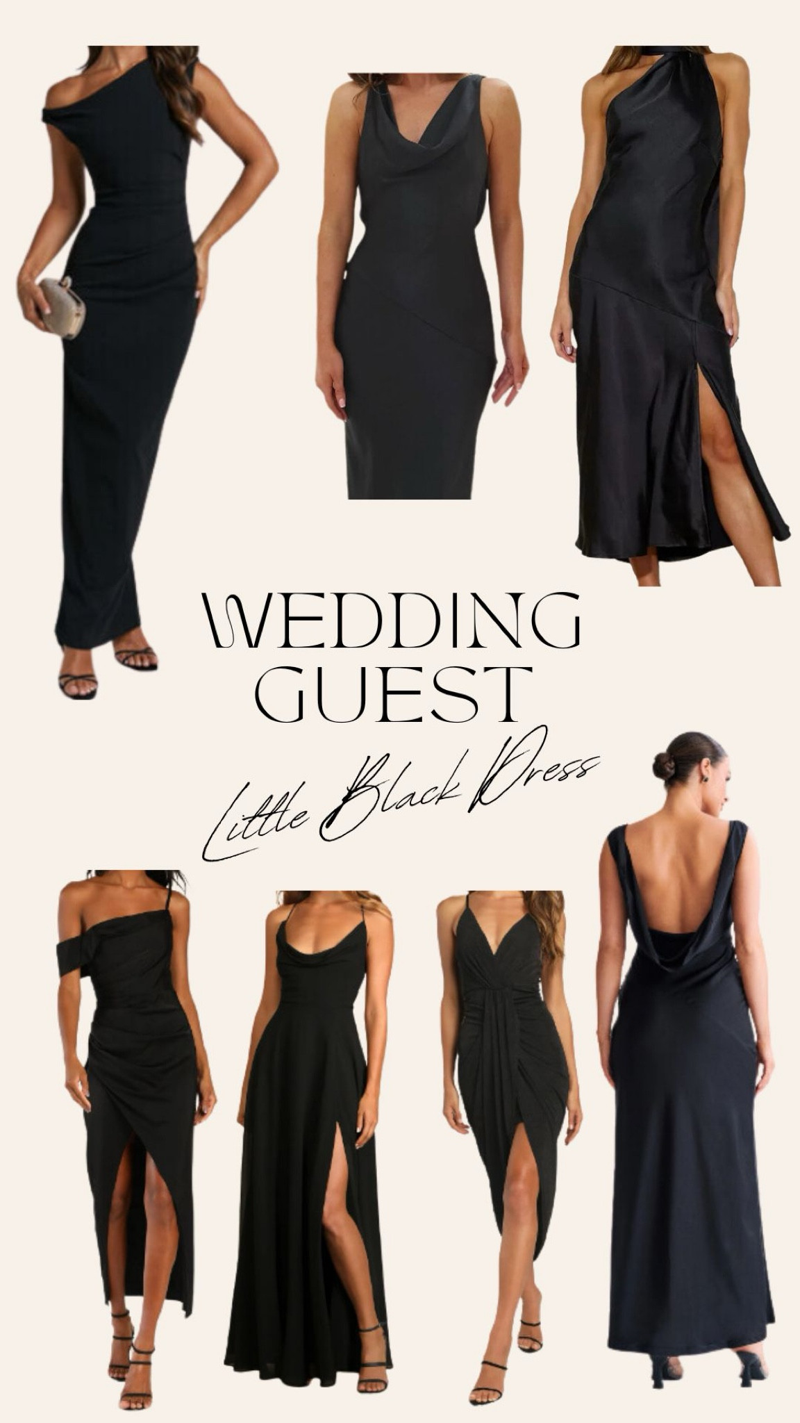 Wedding guest black dress, bridesmaid dress

#LTKSeasonal #LTKWedding #LTKFindsUnder100