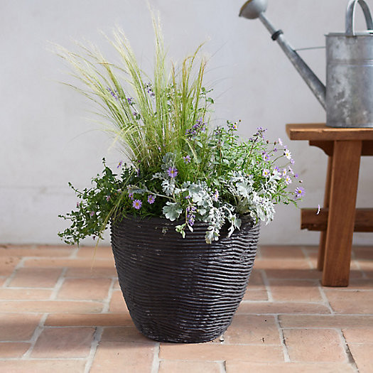 Textured Fiber Cement Planter | Terrain
