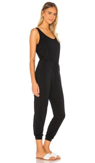 Commando Butter Tank Lounge Jumpsuit in Black from Revolve.com | Revolve Clothing (Global)