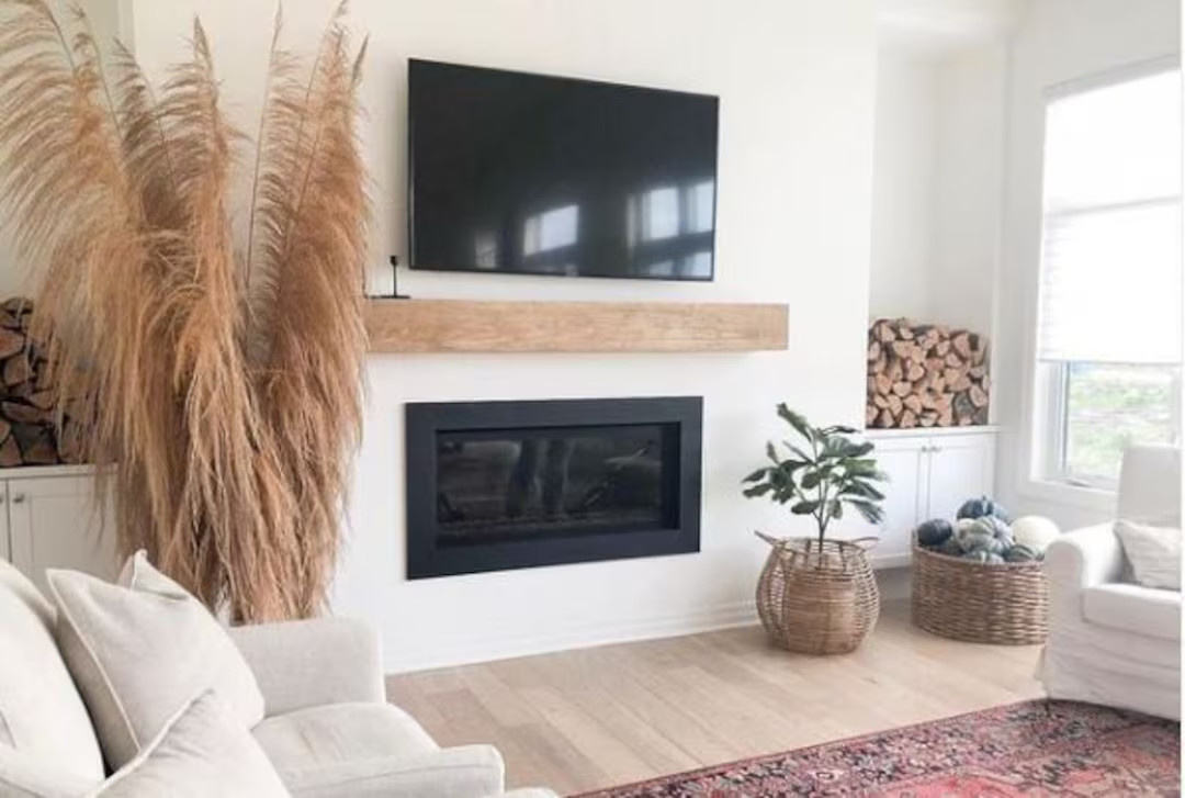 5FT - 3pc Natural UVA Stalk/pampas/natural Stalk/natural Branches/rustic Decor/home Decoration/ho... | Etsy (US)