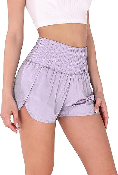 ODODOS Goto Athletic Shorts for Women Elastic High Waisted Quick Dry Sports Casual Workout Runnin... | Amazon (US)