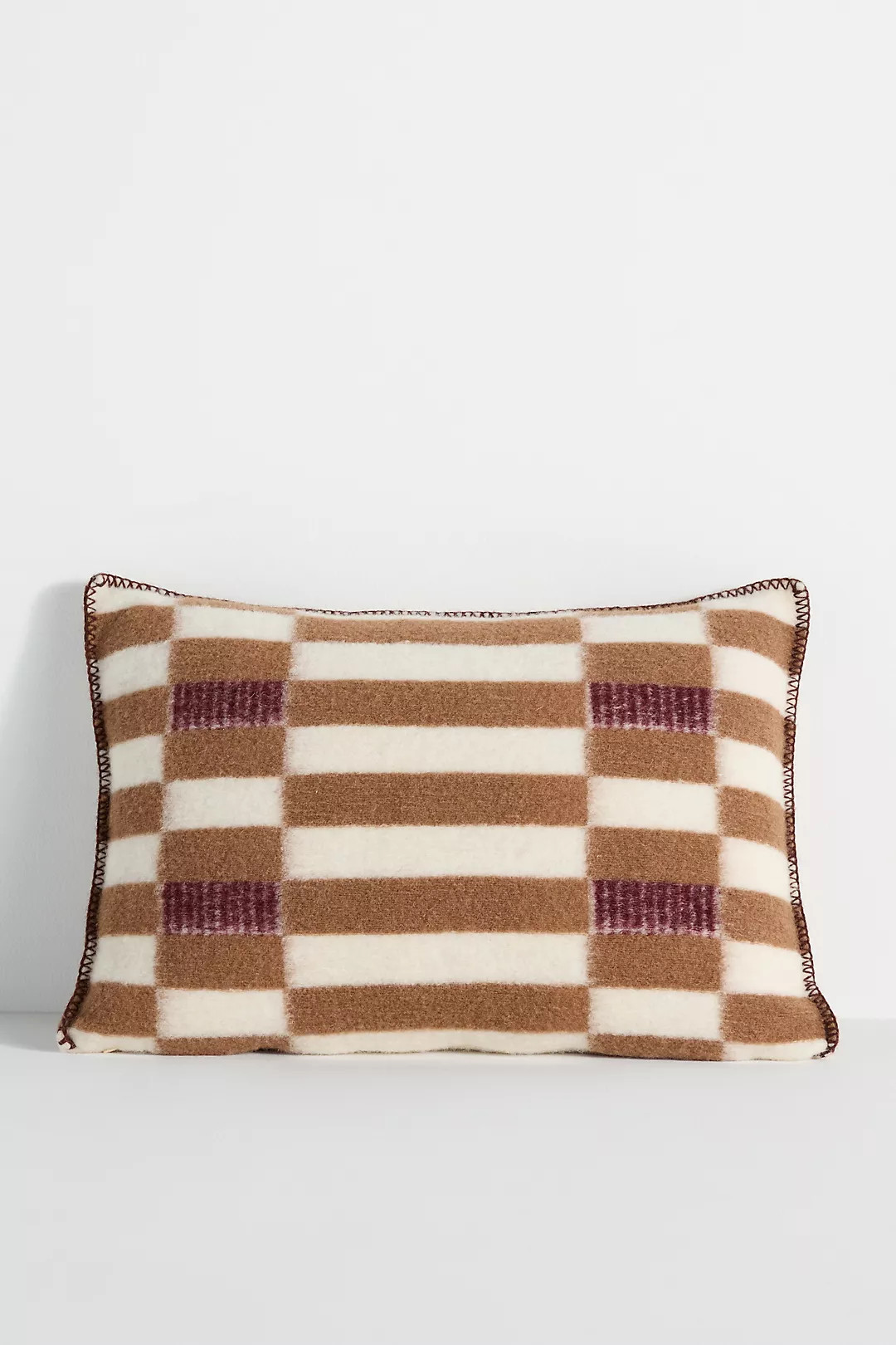 Ingrid Wool Geometric Pattern Pillow Cover | Anthropologie (US)
